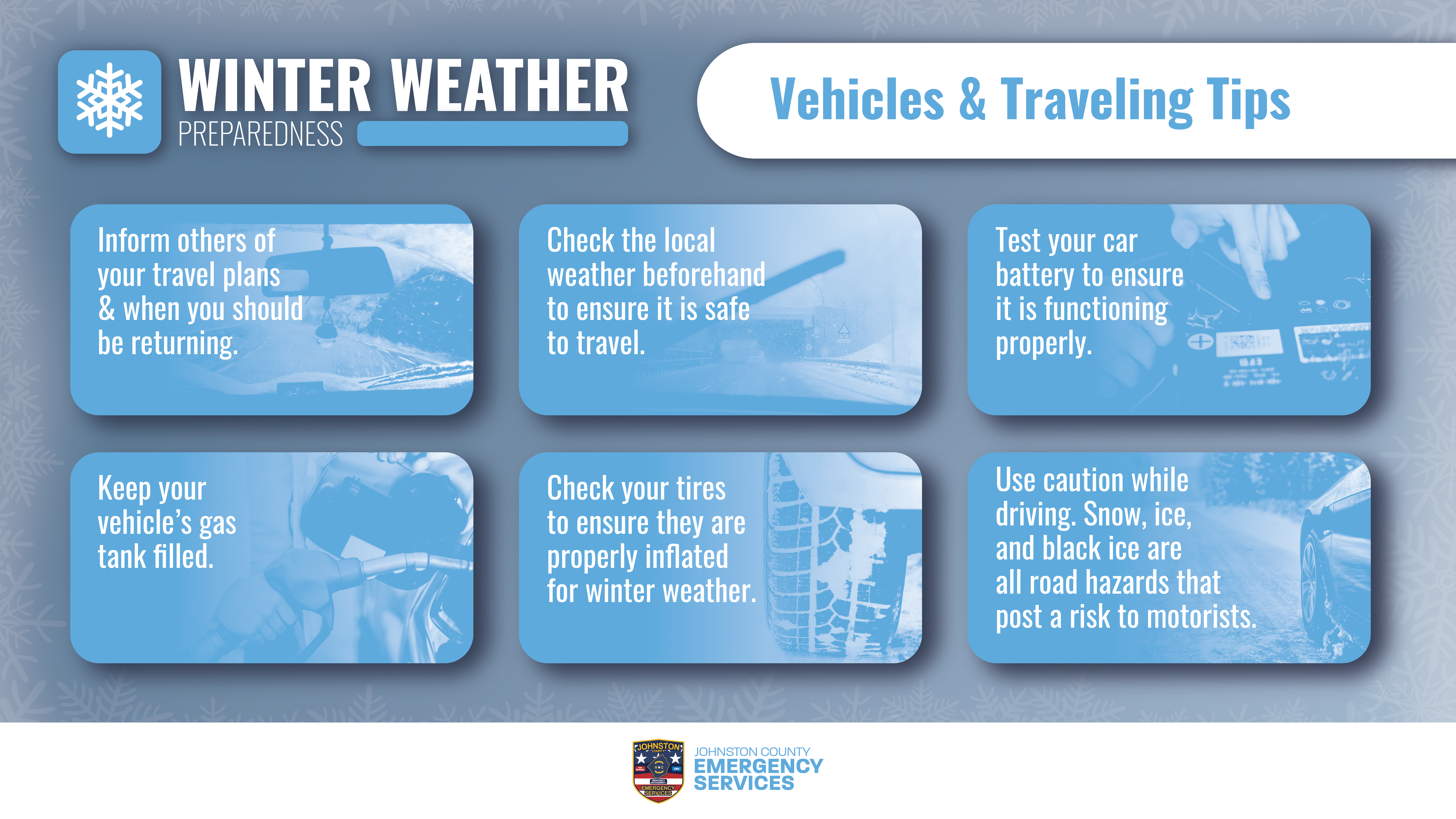 Winter Weather Vehicle and Traveling Tips