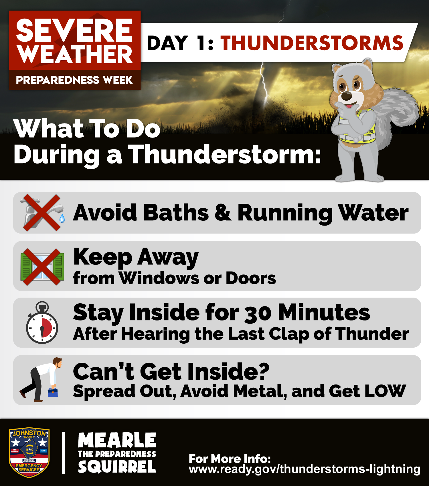 What To Do During a Thunderstorm (2019) EM Division JoCo Emergency