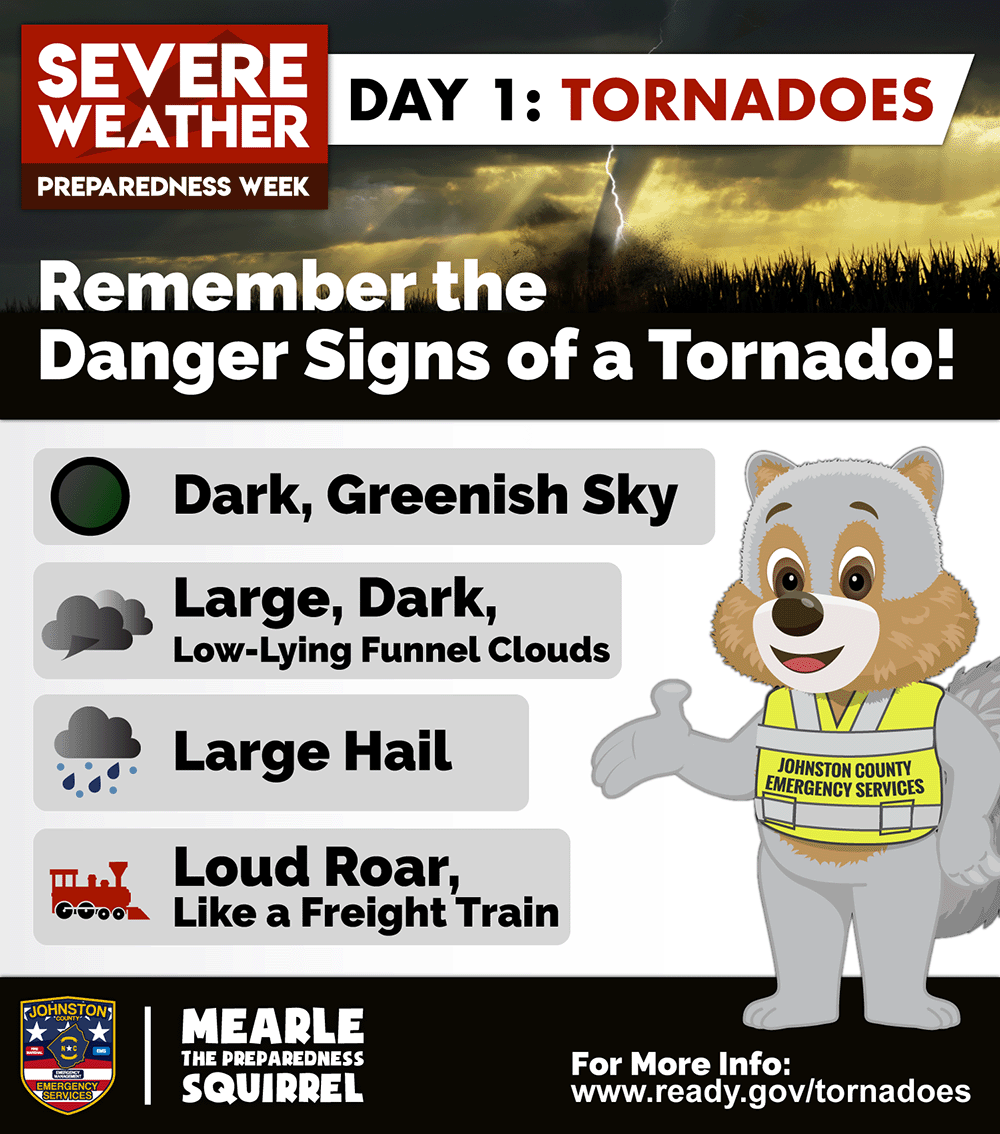 Danger Signs of a tornado brochure