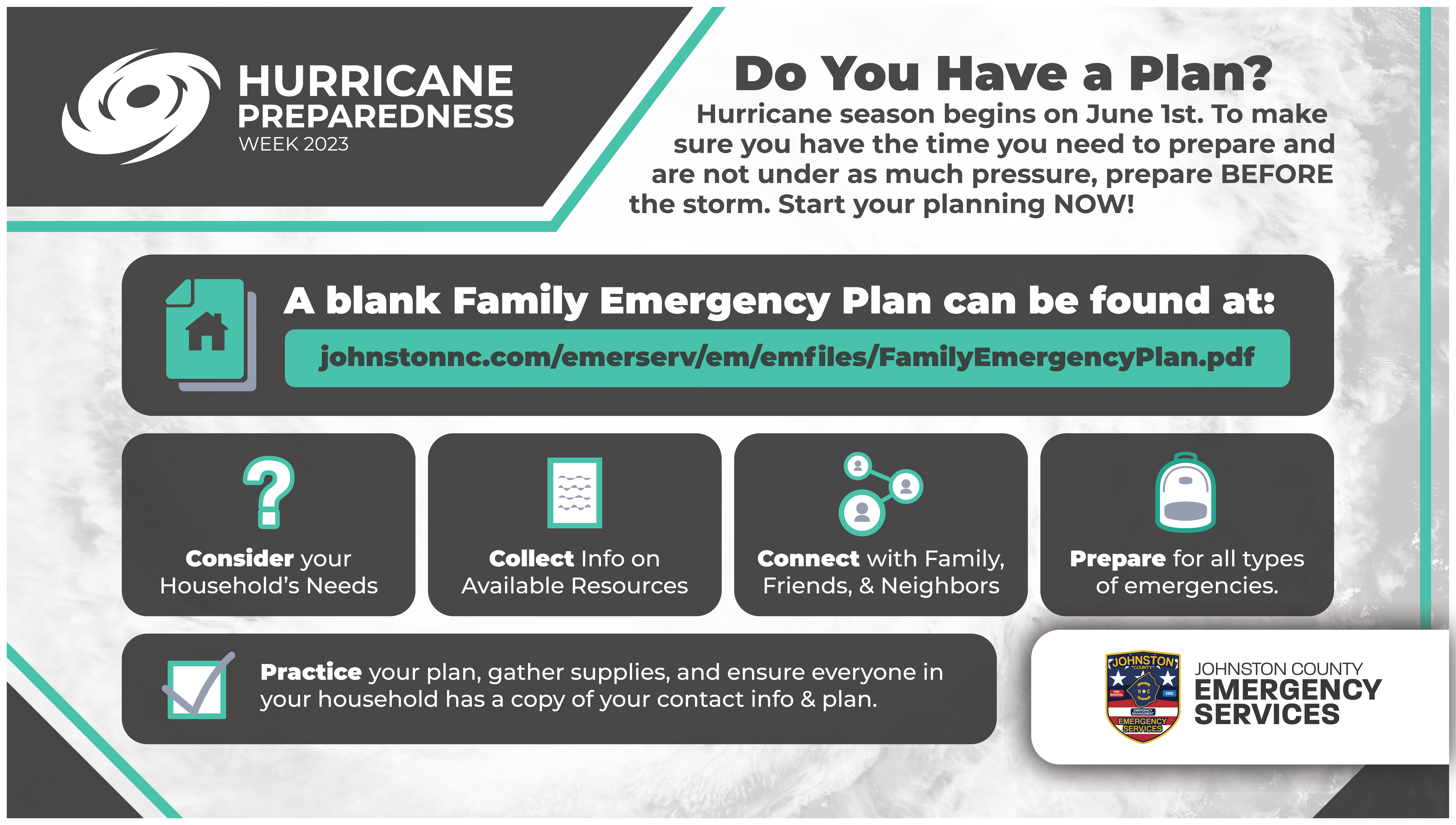 Hurricane Preparedness Week | Written Plan