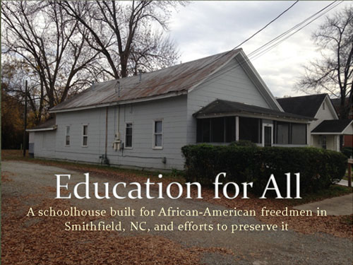 Click to view the Schoolhouse Story Slideshow