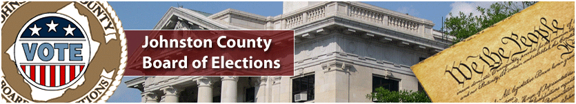 Welcome to the Johnston County North Carolina Board of Elections Website
