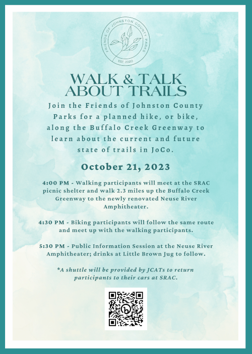 Poster invite of the 2023 Walk and Talk event