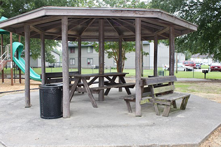 Picnic shelter at the park