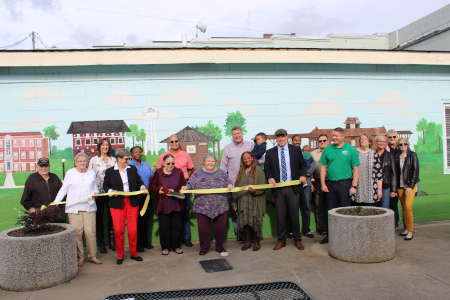 Ribbon cutting ceremony for Vick Park