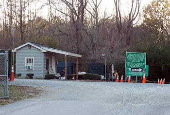 Roadside View of the Barber Mill Convenience Center