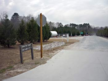 Roadside View of Buffalo Road Convenience Center