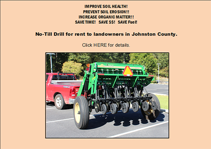 No-Till Drill Information